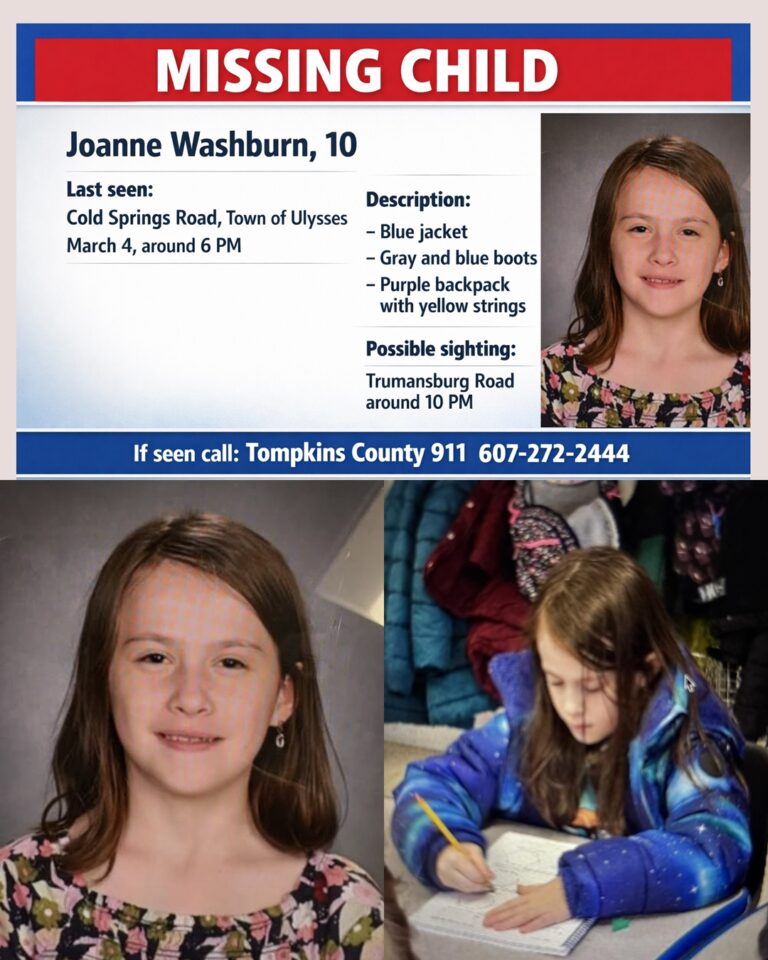 Help Find Missing 9-Year-Old Joanne Washburn